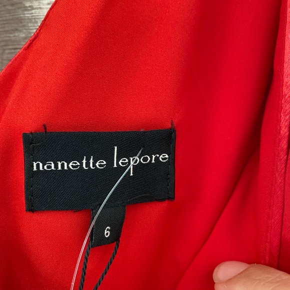 NWT Nanette Lepore  Red Dress - Picture 5 of 9